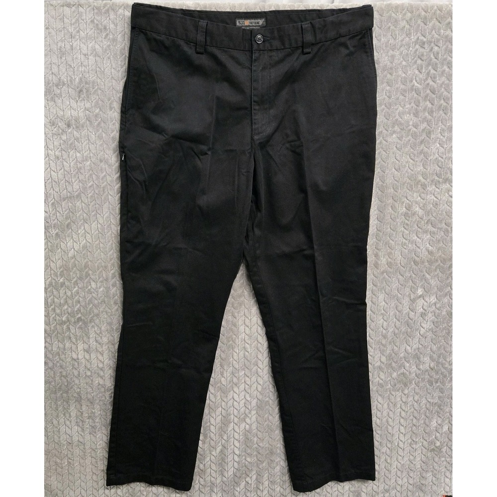 5.11 Tactical Covert Khaki 2.0 Pant Men 40x36 Black Chino Work Gorpcore